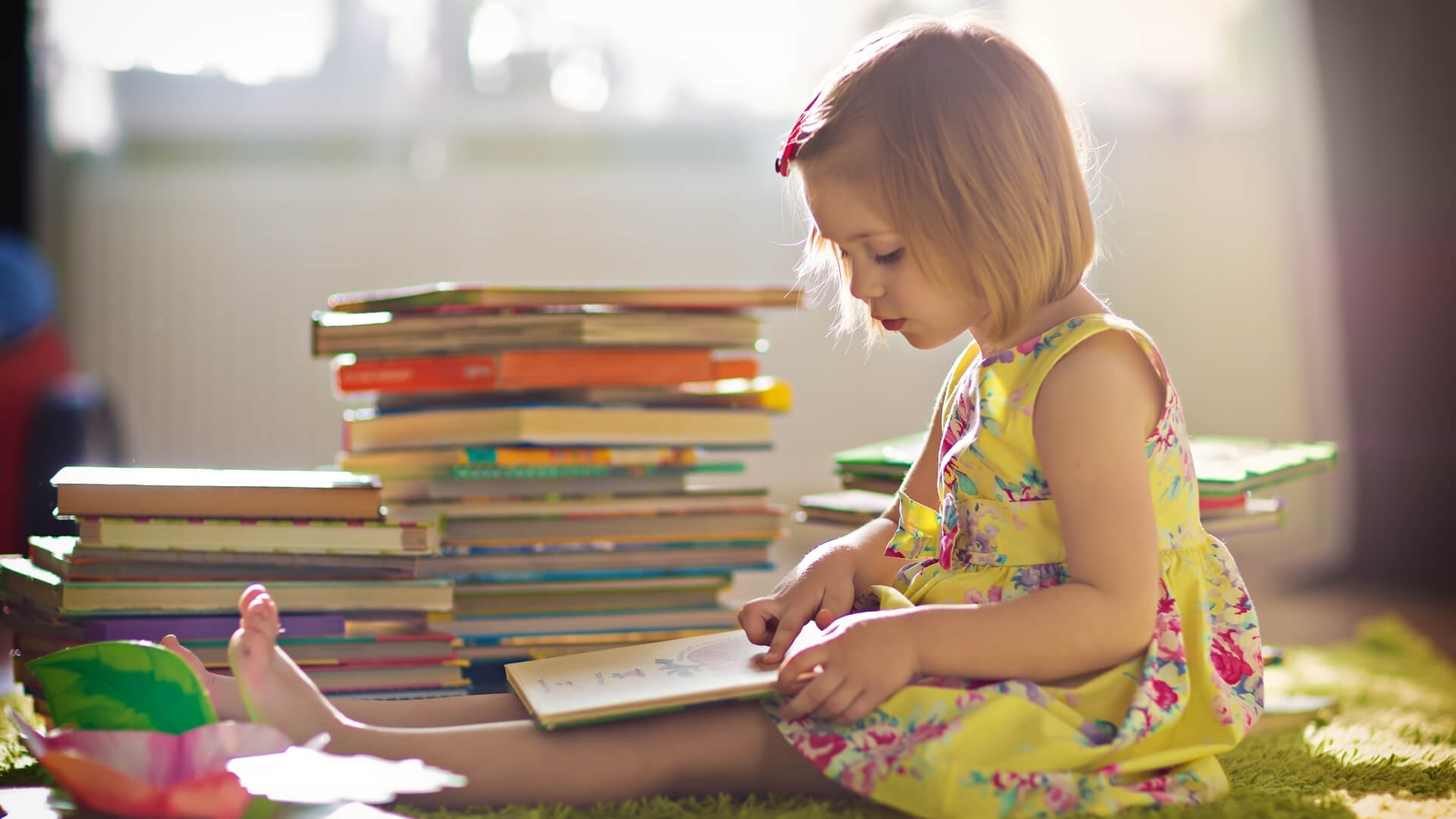 Early love of books and reading development