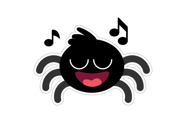 Itsy Bitsy Spider Sticker Speech Blubs Autism