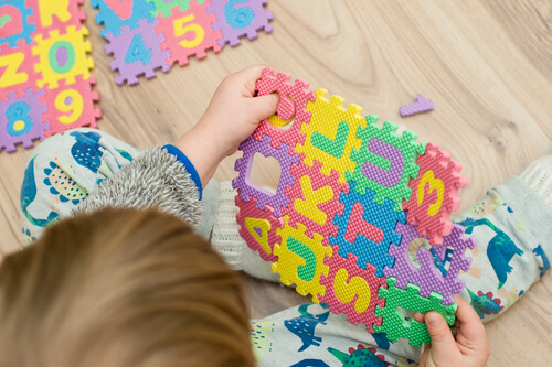 Using Foam Letters to teach Letter Sounds