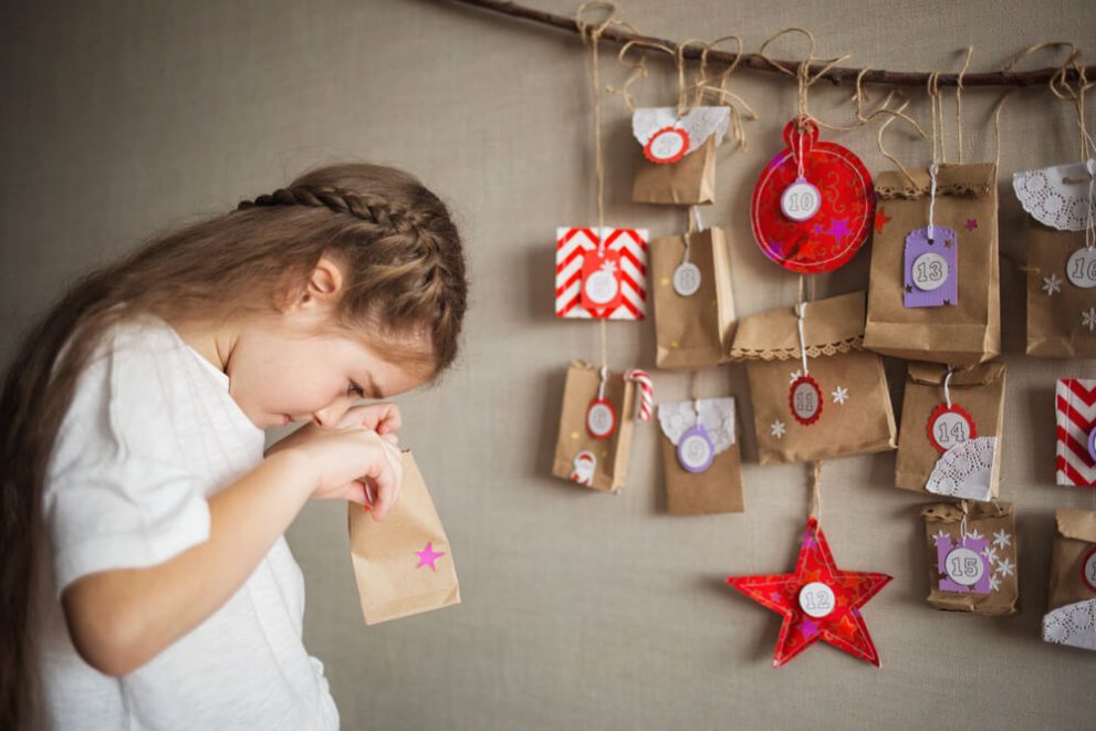 Christmas Wall Art Advent Calendar Activity for Kids