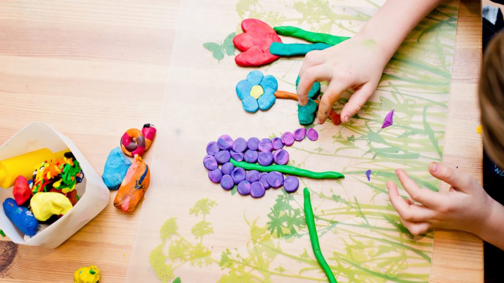 Playdough activities for toddlers