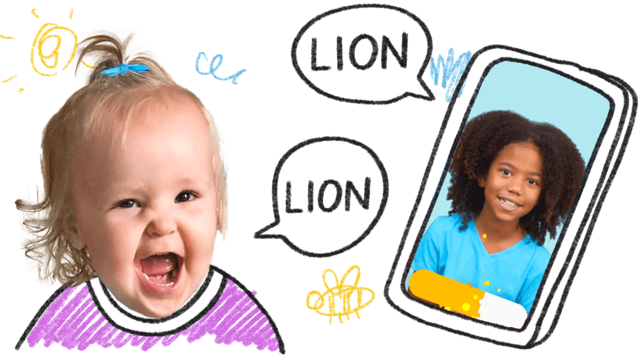Speech Blubs Lion Face Filters